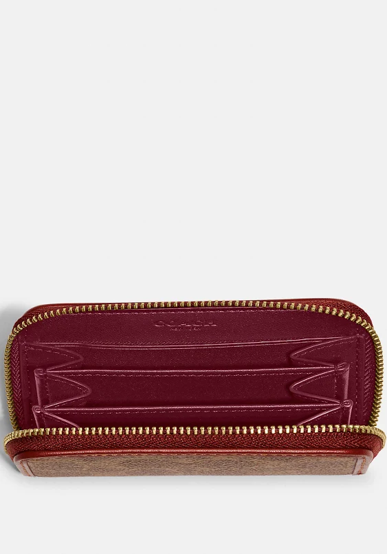 COACH Small Zip Around Card Case