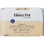 The Honey Pot Co Organic Cotton Cover Incontinence Overnight Pads 16 Pack