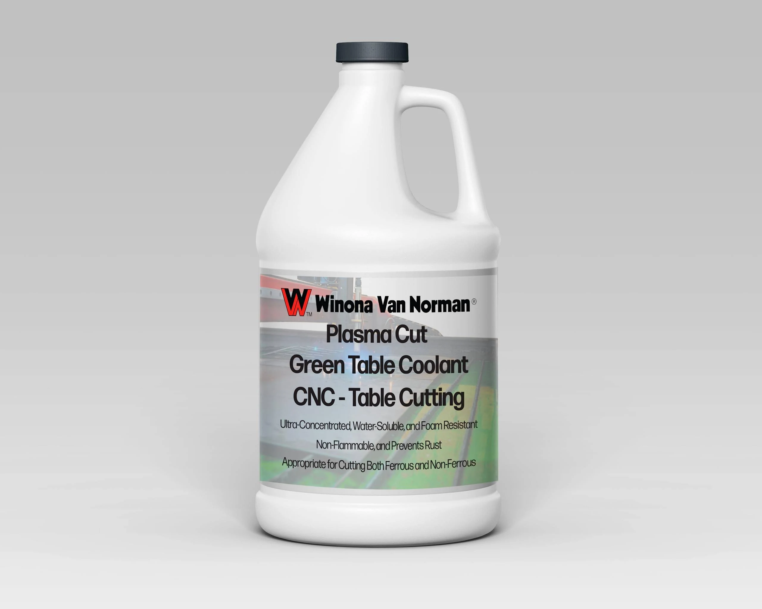 Plasma Cut - Green Coolant - Table and CNC Cutting Coolant - 1 Gallon