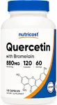 Nutricost Quercetin with Bromelain - 120 Capsules