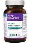 New Chapter One Daily Multivitamin for Immune, Energy & Stress Support, 20+ Nutrients Fermented with Probiotics & Whole Foods, Made with Organic Vegetables - 72 ct