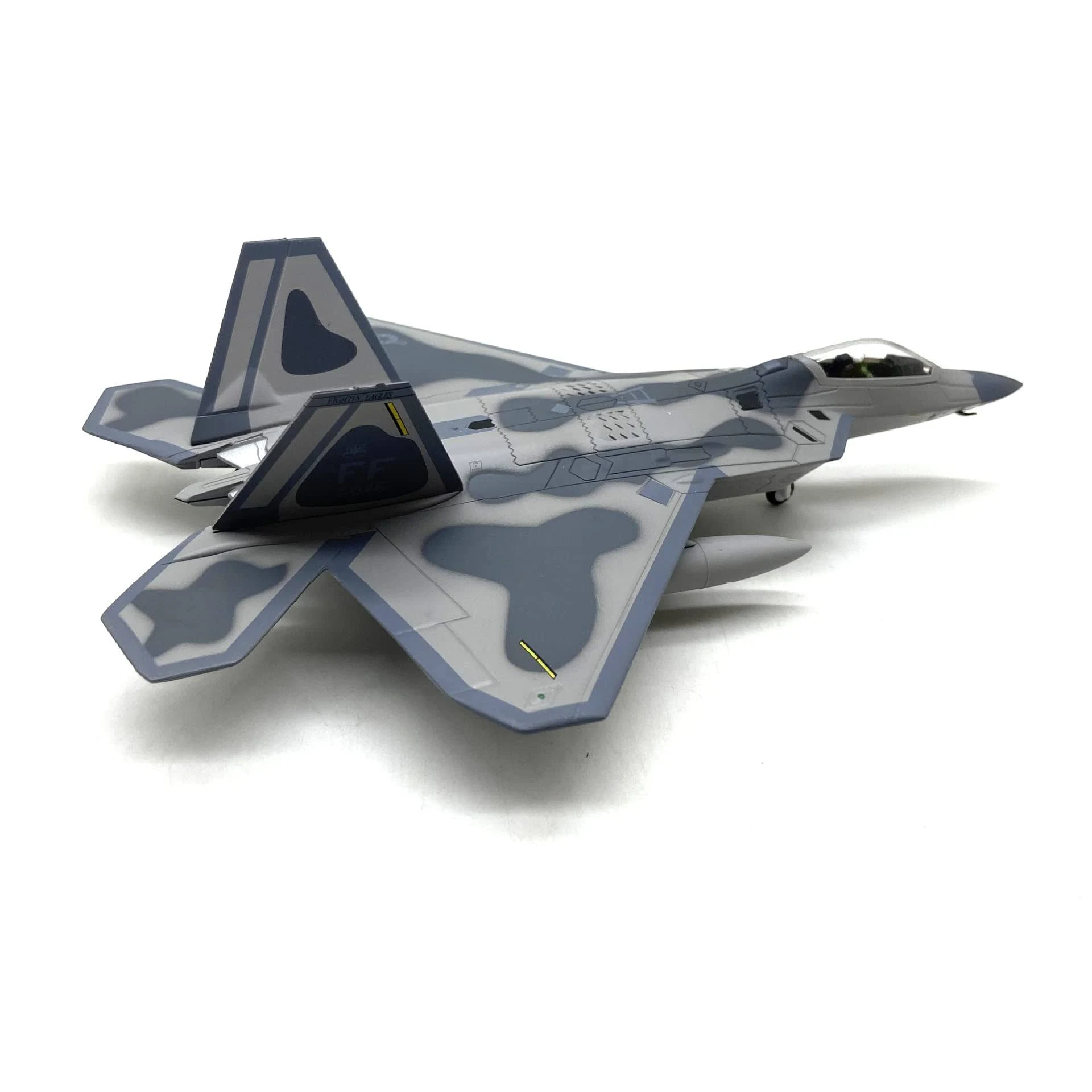 NUOTIE Classic USA F22 Raptor Fighter Attack Pre-Build Model 1:100 Aircraft Alloy ...