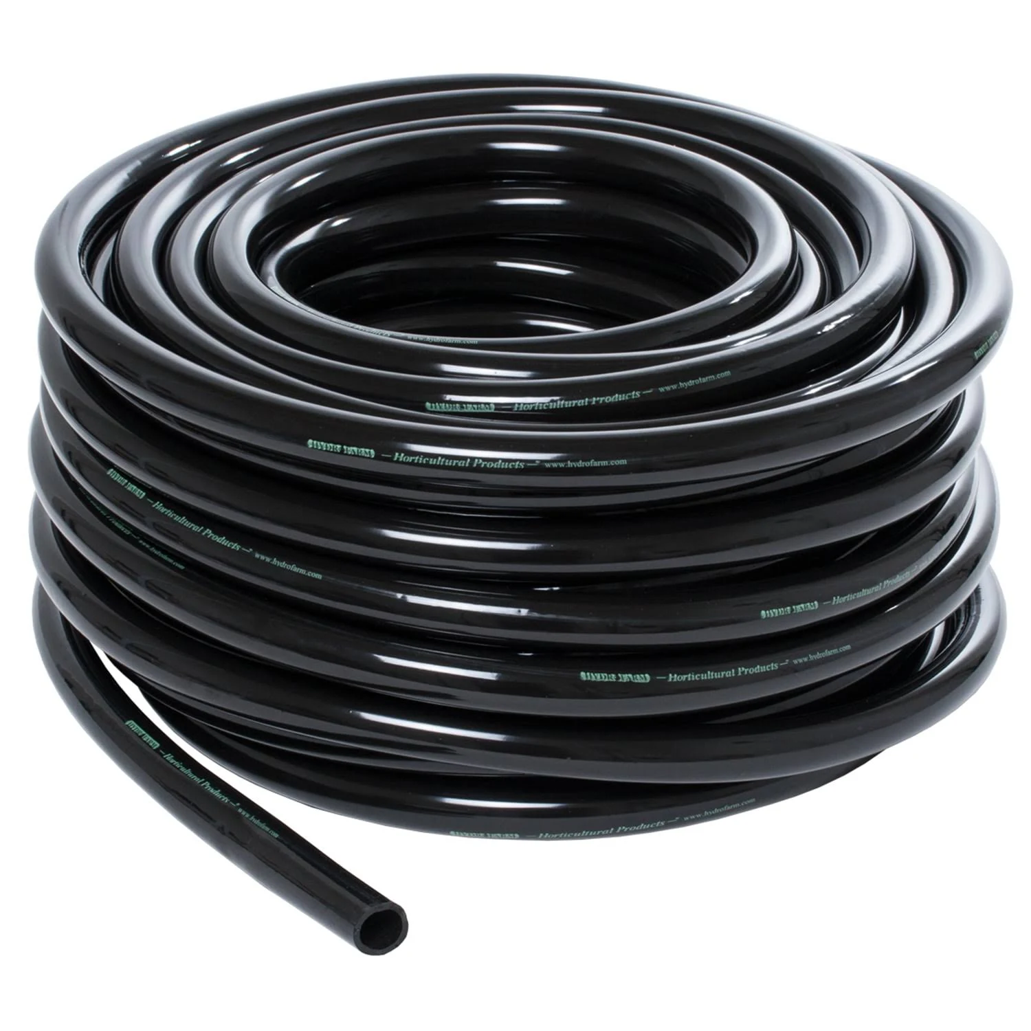 Active Aqua HGTB75 0.75 Inch Hydroponic Irrigation Tubing, 100 Ft, Black