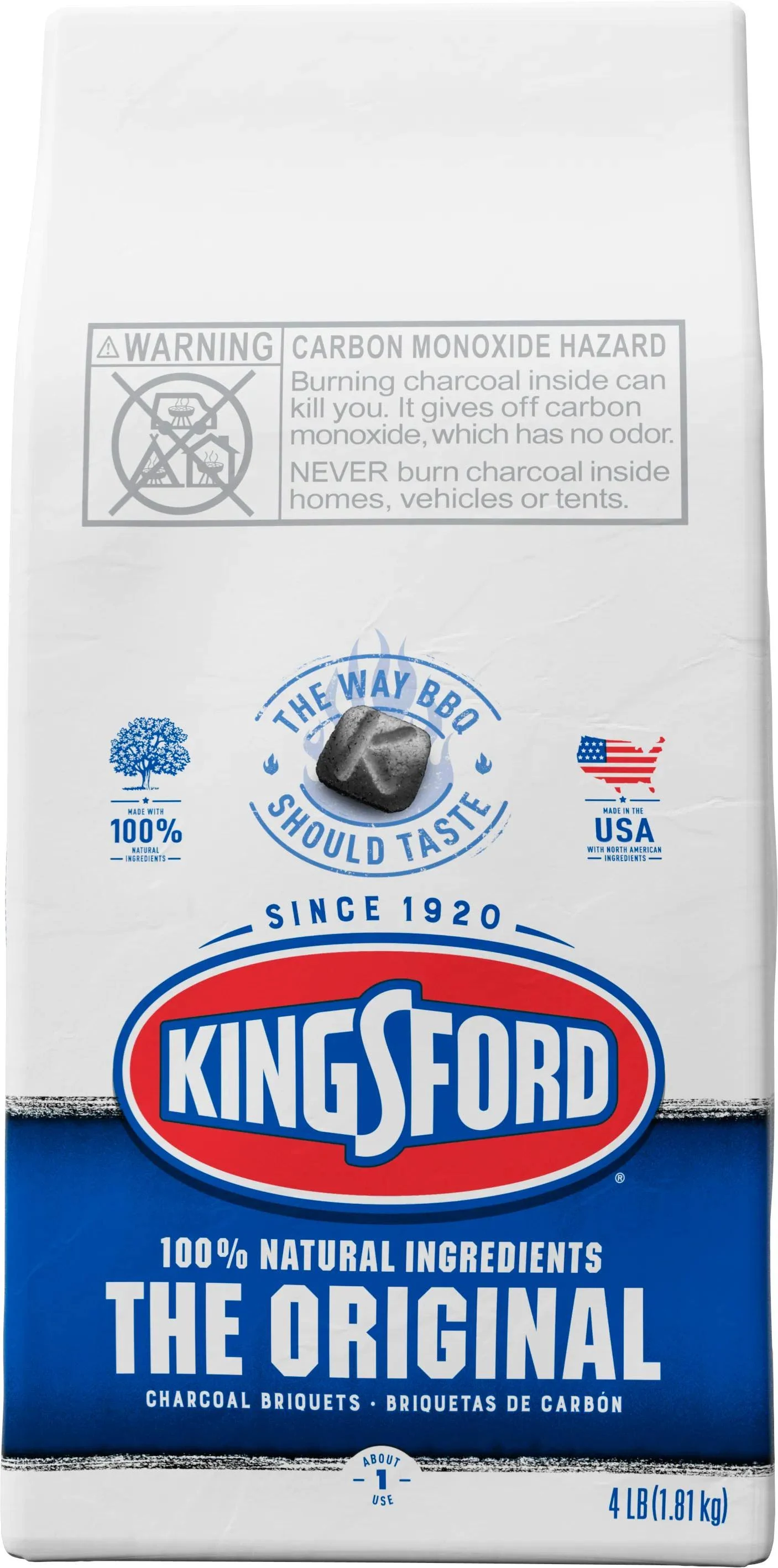 Kingsford Original Charcoal Briquettes, 4 lbs.