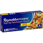 Reynolds Kitchens Pop Up Parchment Paper Sheets, 125 ct.