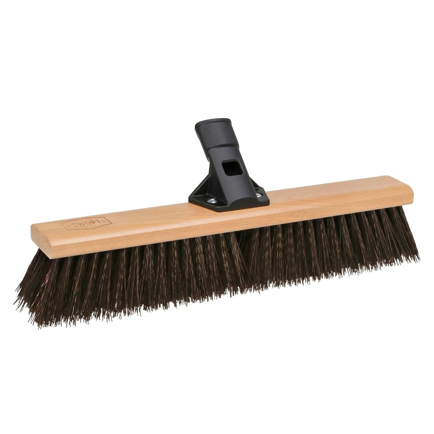 SWOPT 24” Premium Rough Surface Push Broom Head — Outdoor Push Broom for Driveways, Sidewalks, Patios — Cleaning Head Interchangeable with All SWOPT Cleaning Products for Efficient Cleaning & Storage