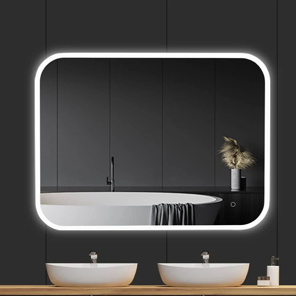 BV 36 x 48 inch Backlit/Front Lit Bathroom LED Vanity Mirror Horizontal/Vertical ...