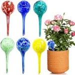 6 Pcs Glass Watering GlobesColorful Plant Watering BulbsAutomatic Watering De...