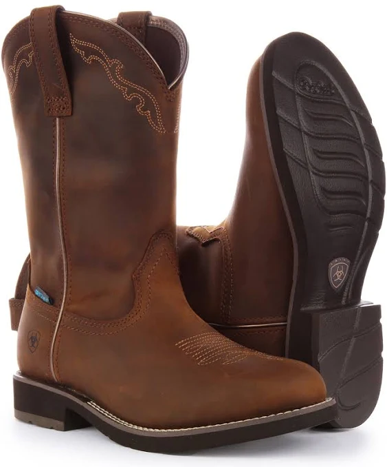 Ariat Women's Delilah Waterproof Western Boots - Round Toe