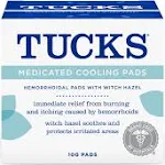 Tucks, Medicated Cooling Pads - 100