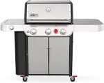 Weber - Genesis S-435 Propane Gas Grill - Stainless Steel