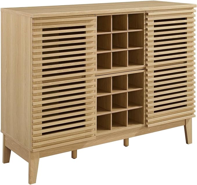 Modway Render Bar Cabinet - Oak