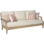 Clare - Beige - Sofa With Cushion