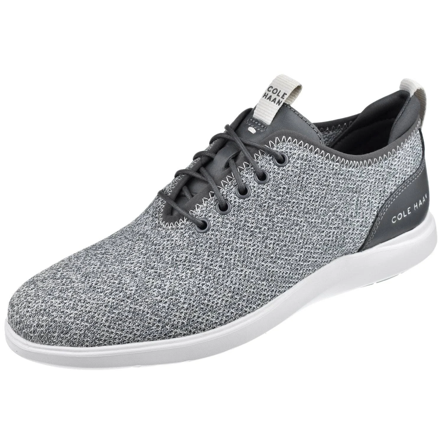 Cole Haan Men's Grand Plus Essex Distance Oxford, Nimbus Cloud Knit, 8.5