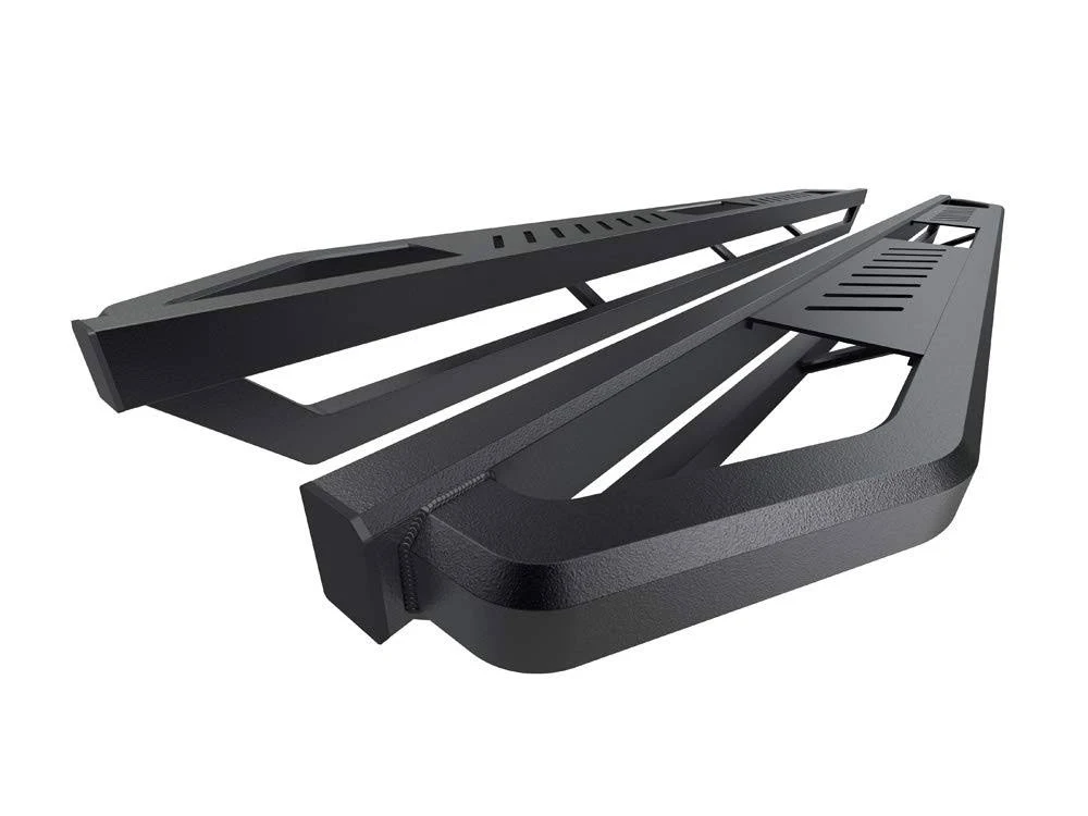 APS Off-Road 6.5in Side Armor Stainless Steel Running Boards Compatible with Ford ...