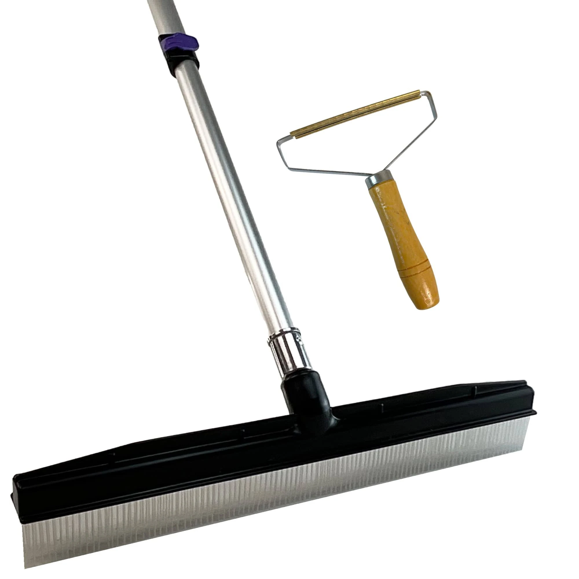 Room Groom PET Carpet Rake Groomer with Telescoping 54 &#034; Adjustable Handle, with