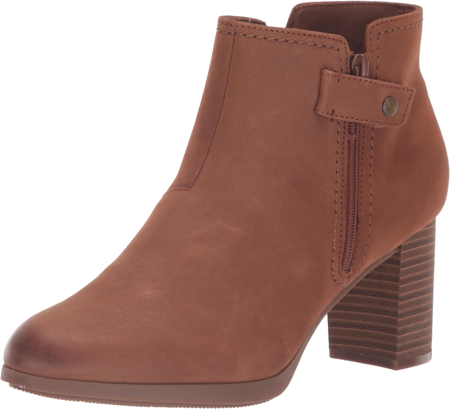 "Women's Clarks Bayla Glow Heeled Booties"