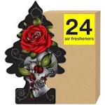 Little Trees Car Air Freshener 12 OR 24-Pack (ROSE THORN) New Free Shipping