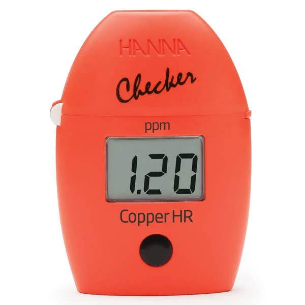 Copper High Range Colorimeter HI702 Hanna Checker