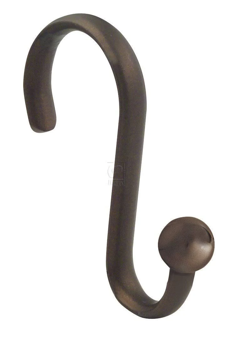 iDesign Axis Shower Hooks with Ball Set of 12 in Bronze