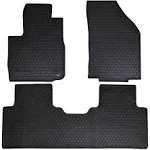 Car Floor Mats Custom Fit for Chevrolet Chevy Equinox/GMC Terrain 2018 2019 2020 2021 2022 2023 2024 Odorless Washable Rubber All Weather Floor Liners