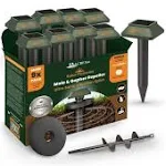 Acre Lot Mole Repellent for Lawns Gopher Repellent Ultrasonic Solar Powered Snake Repellent Deterrent Mole Repeller Vole Repellent Outdoor Lawns