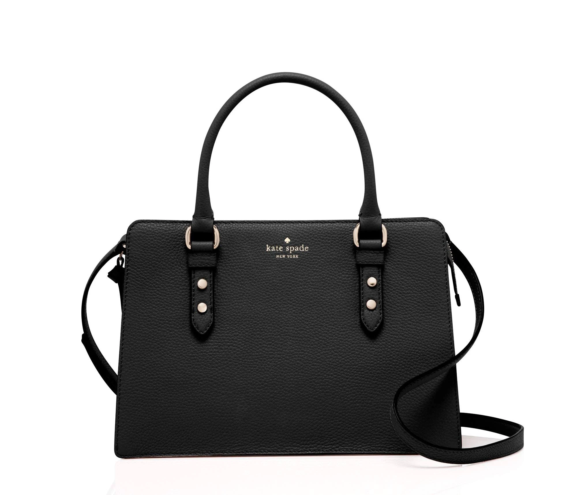 Kate Spade New York Lise Mulberry Street Satchel Crossbody Black Nwt