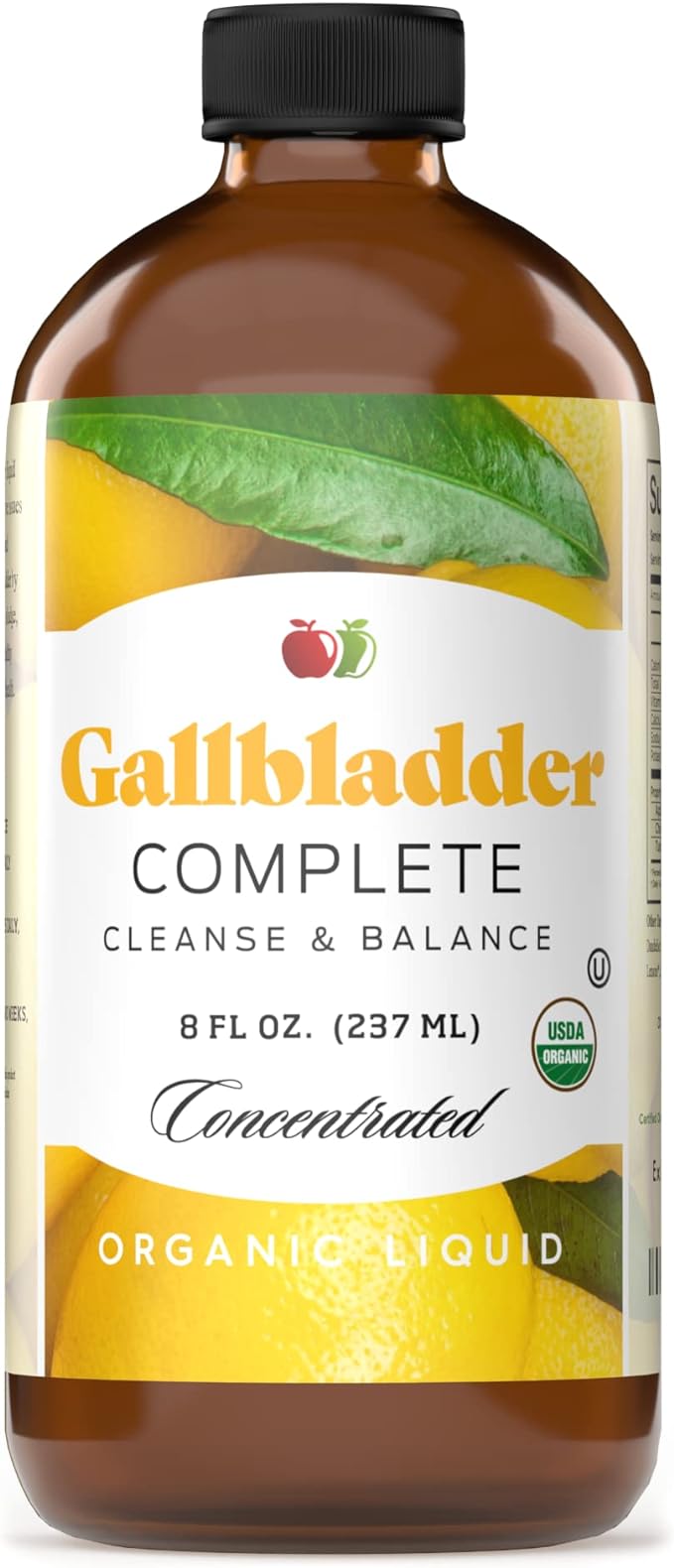 Gallbladder Complete 8oz Organic Liquid Concentrate - Digestive Vinegar Bitters Supplement