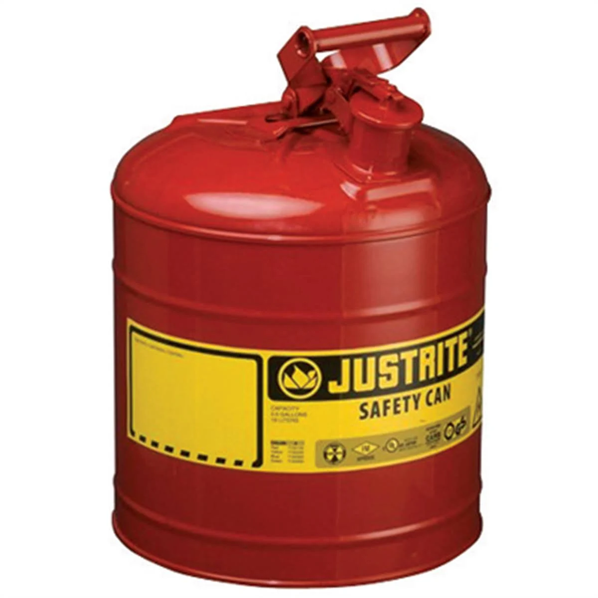 Justrite 5 Gallon Red Type I Safety Can