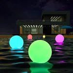 LOFTEK LED Dimmable Floating Pool Lights Ball, 16-inch Cordless Night Light with Remote, 16 RGB Colors & 4 Modes, Rechargeable & Waterproof, Perfect for Indoor/Outdoor, Exhibition Decor, 1-Pack