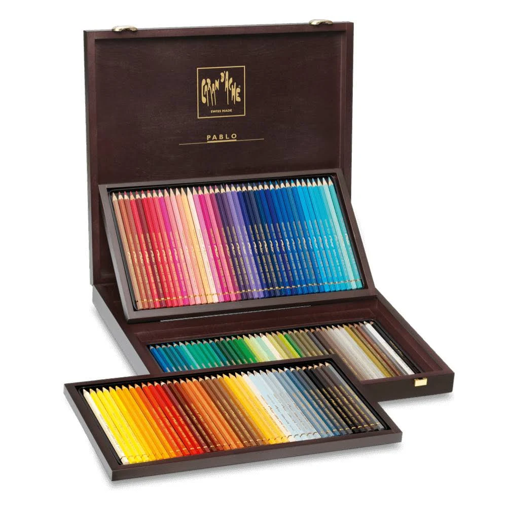 Caran d&#039;Ache Pablo Colored Pencils, Tin Set of 120