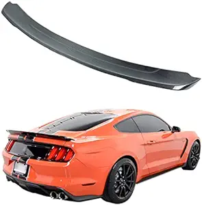 VEVOR Carbon Fiber Rear Spoiler Wing for 2015-2020 Ford Mustang S550 GT GT350 350R Track Pack Style Carbon Fiber Wing