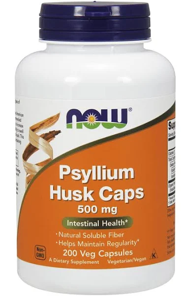 Now Psyllium Husk Caps mg