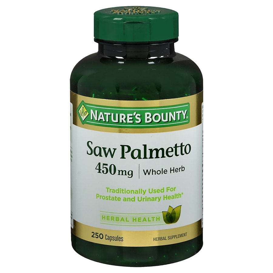 Natures Bounty Saw Palmetto, 450 mg, Capsule - 250 capsule