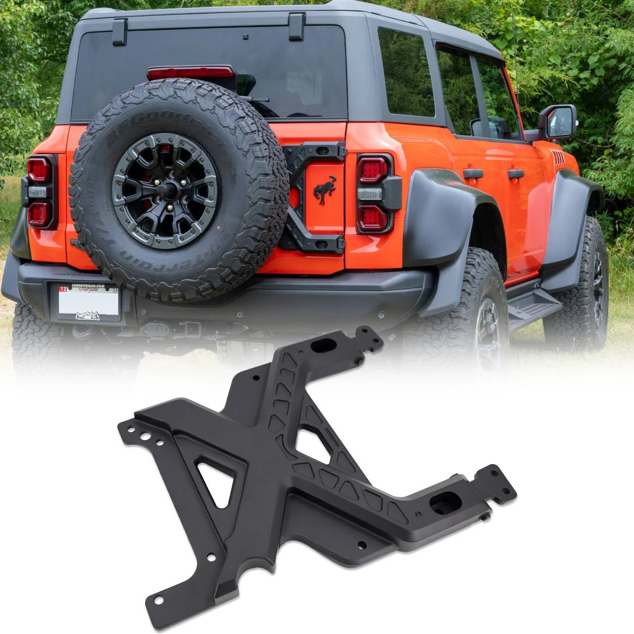 IAG X-Brace Tailgate Hinge Reinforcement for 21+ Bronco