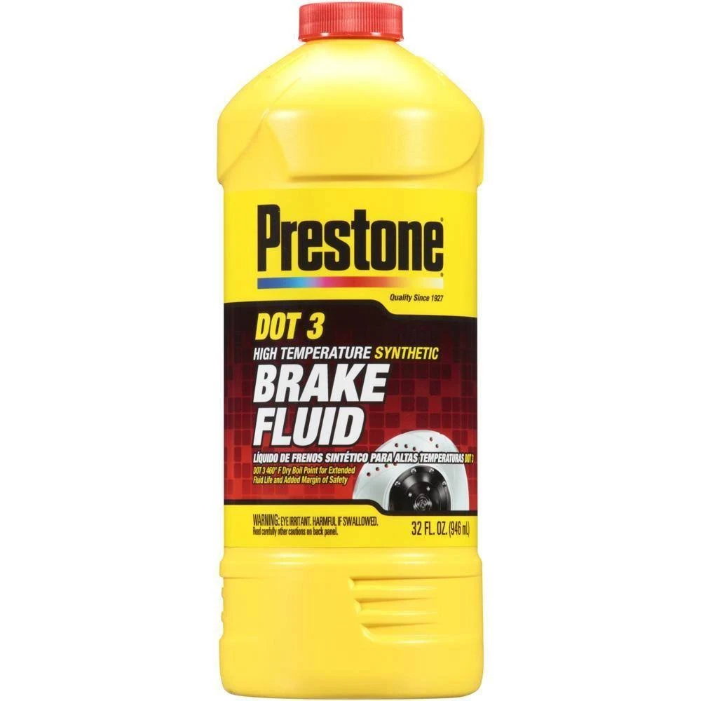 Prestone Dot 3 Brake Fluid - 32 fl oz bottle