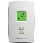 Honeywell TH1100DV1000 PRO 1000 Vertical Non-Programmable Heat Only Thermostat - White