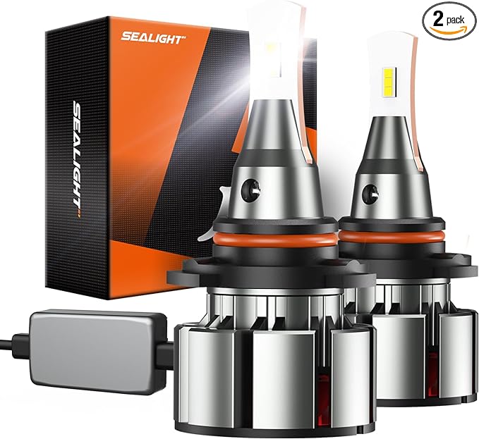 SEALIGHT 9006 HB4 LED Headlight Bulbs Low Beam Bright White Conversion Kit 6000K