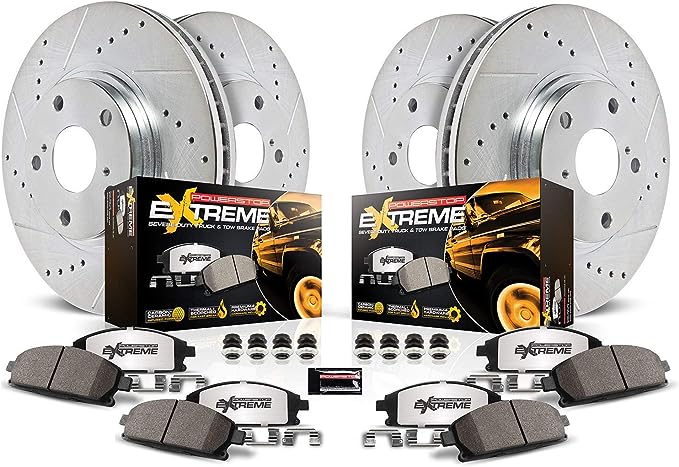 Power Stop K6405-36 - Front and Rear Z36 Truck & Tow Brake Kit