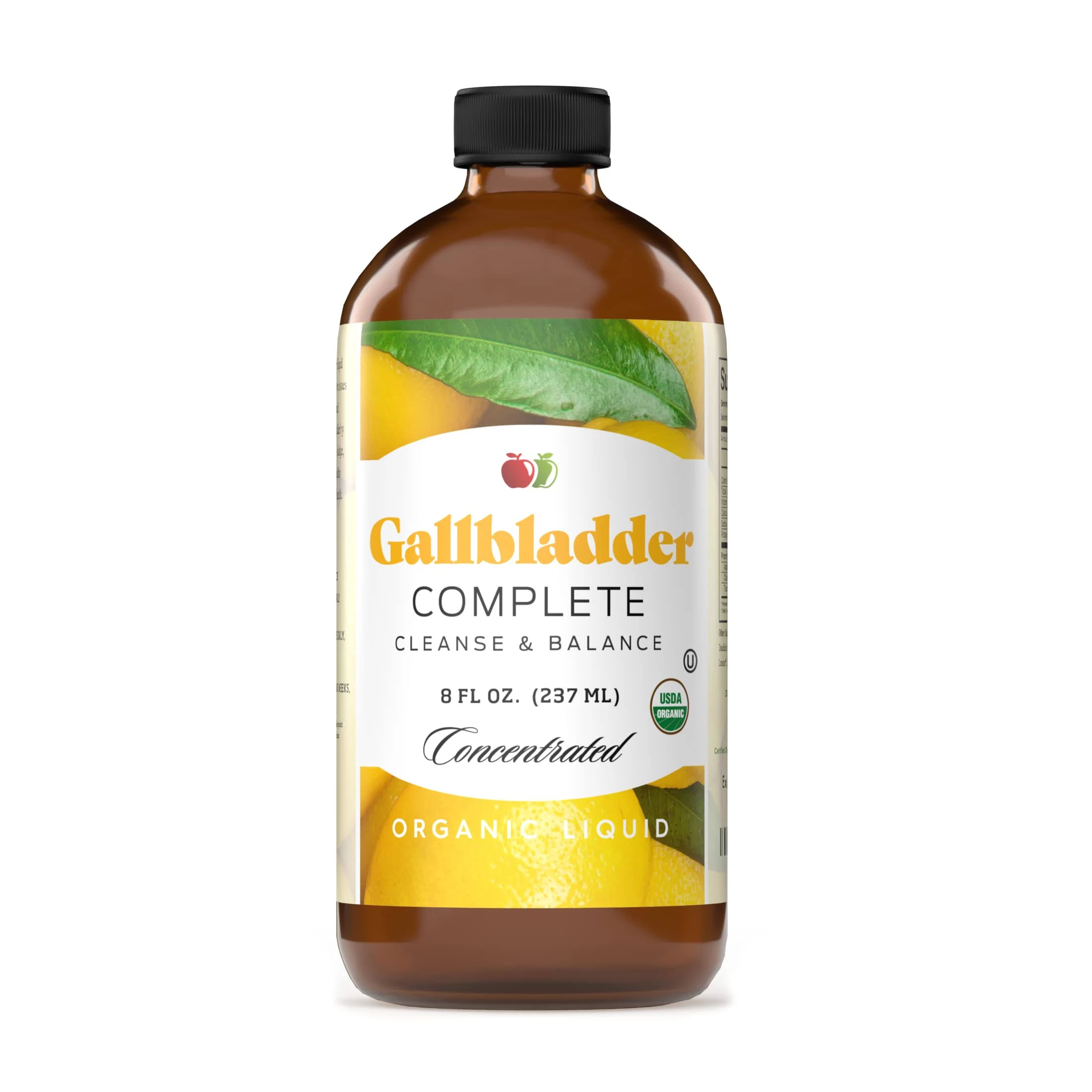 Gallbladder Complete 8oz Organic Liquid Concentrate - Digestive Vinegar Bitters Supplement