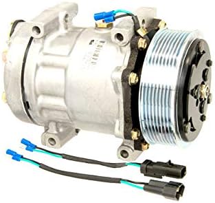 A/C Compressor with Clutch - R-134A - 8 Groove - Compatible with 1994-2005 Dodge Ram 2500 5.9L 6-Cylinder