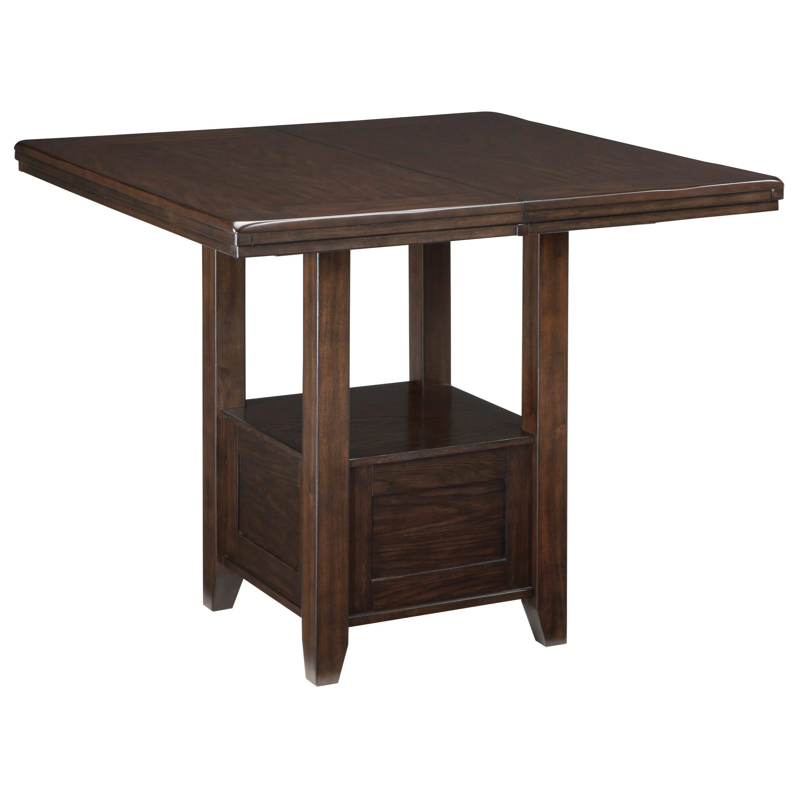 Ashley Haddigan Counter Height Dining Extension Table Brown