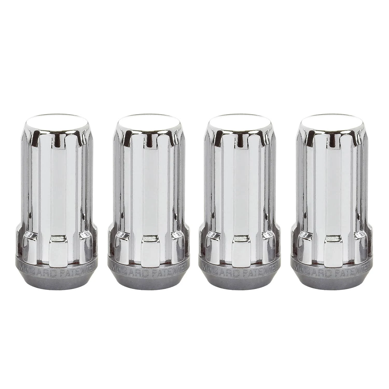 McGard Chrome Cone Seat Style Lug Nut Kit; 1/2-20; Set of 4 (76-18 Jeep CJ7, Wrangler YJ, TJ &amp; JK)