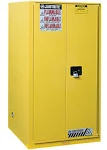 Justrite 896020 Flammable Safety Cabinet, 60 gal, Yellow