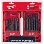 Milwaukee Thunderbolt Black Oxide Drill Bit Set, 29-Pc., Model# 48-89-2802