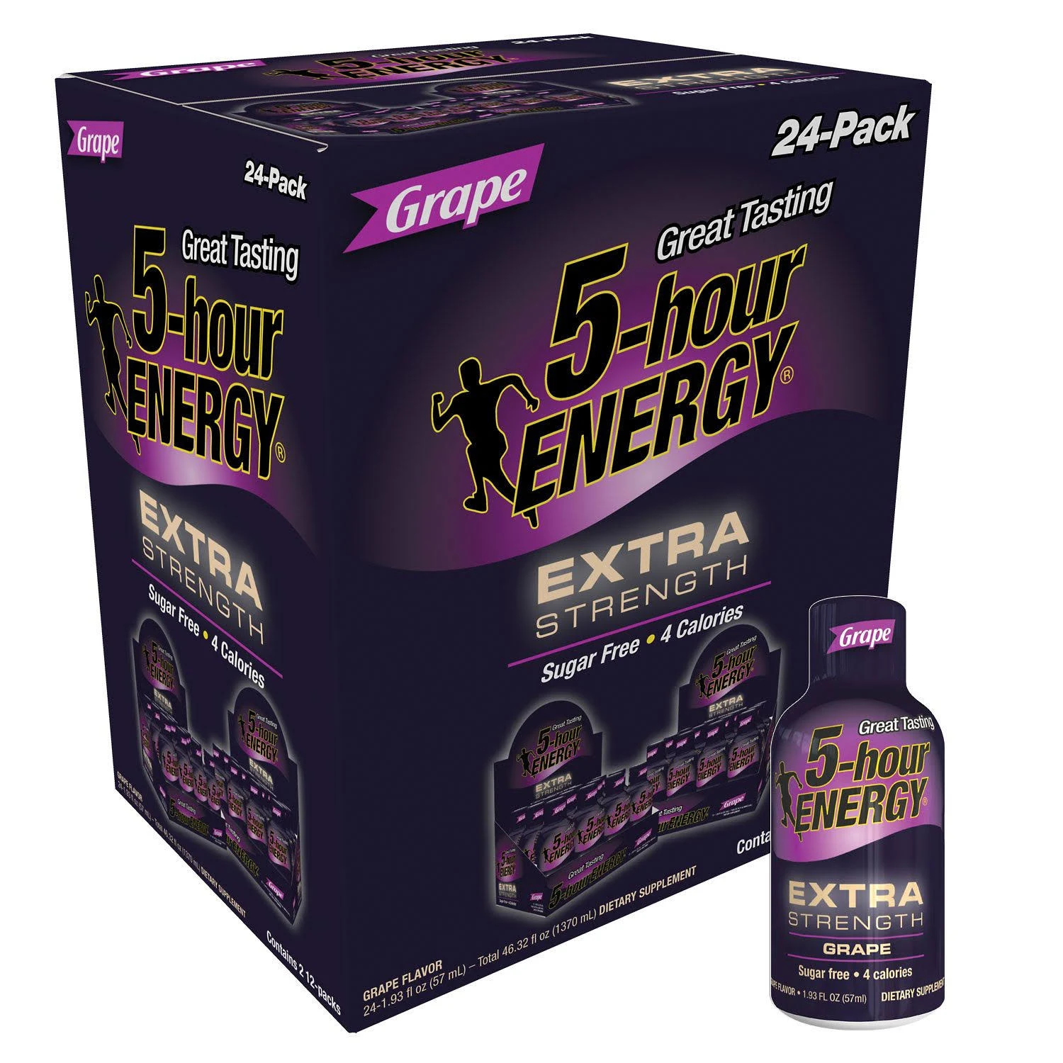 5 Hour Energy Extra Strength Grape Shot