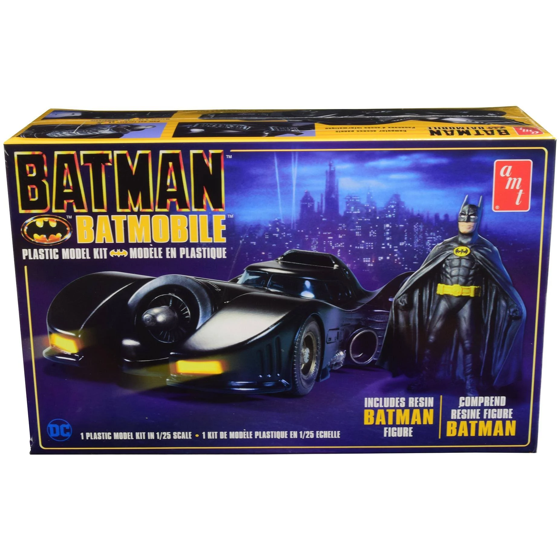 AMT 1/25, 1989 Batmobile with Resin Batman Figure, Model Kit