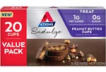 NEW Atkins 1.20 oz, 20-pack Endulge Peanut Butter Cups Treat