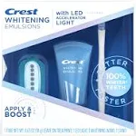 Crest Whitening Emulsions with LED Accelerator Light, Leave-On Teeth Whitening Treatment