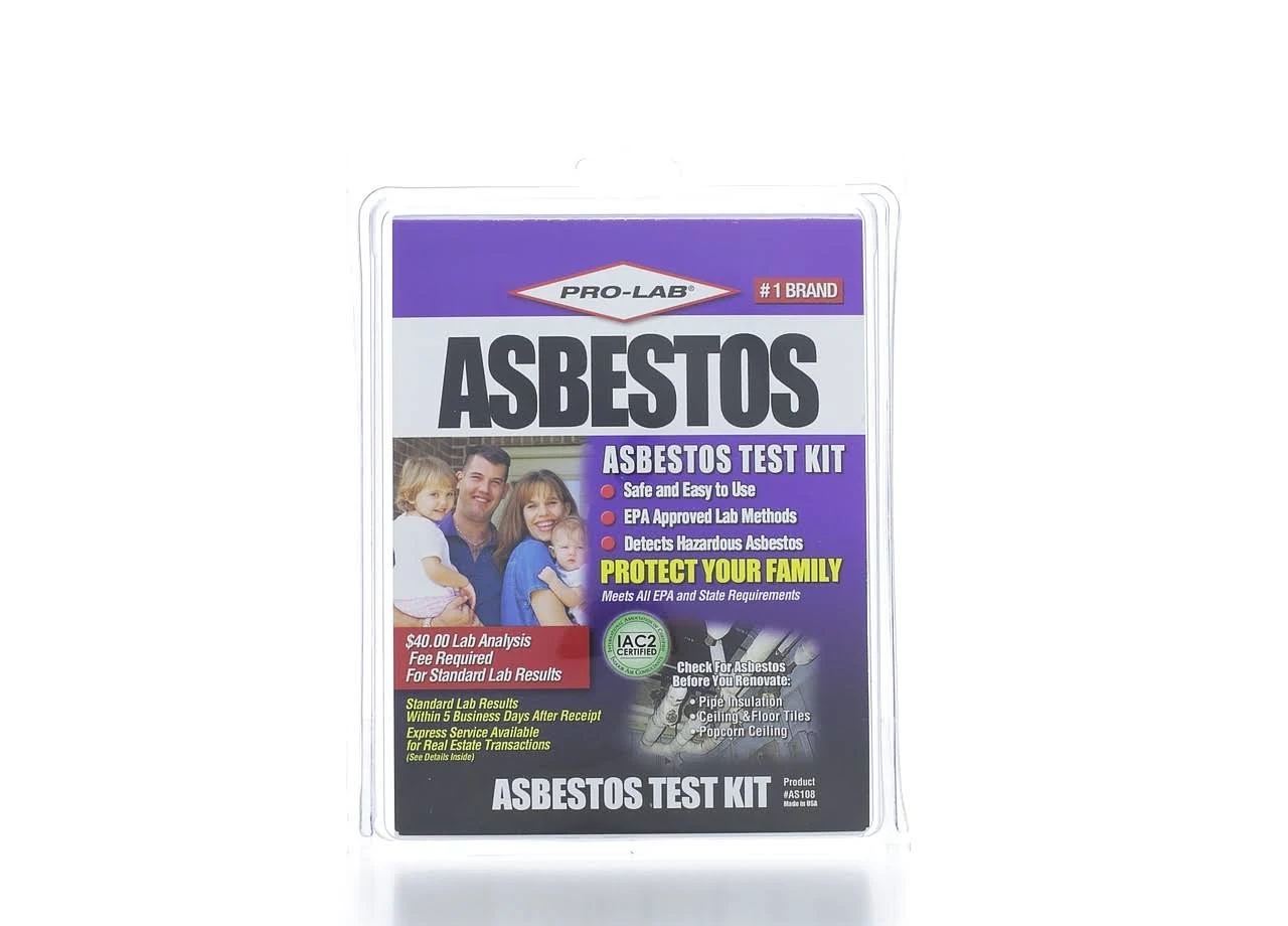 Pro-Lab Clamshell Easy to Use Detects Indoor Hazardous Asbestos Test Kit